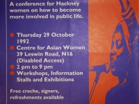 'Women into Public Life', 1992