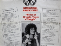'International Women's Week', 1986